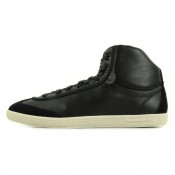 Achat de Le Coq Sportif Provencale Mid Lea Noir - Chaussures Basket Montante Homme